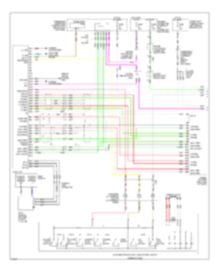 Radio Wiring Diagram, without Navigation (1 of 3) for Acura TL 2012