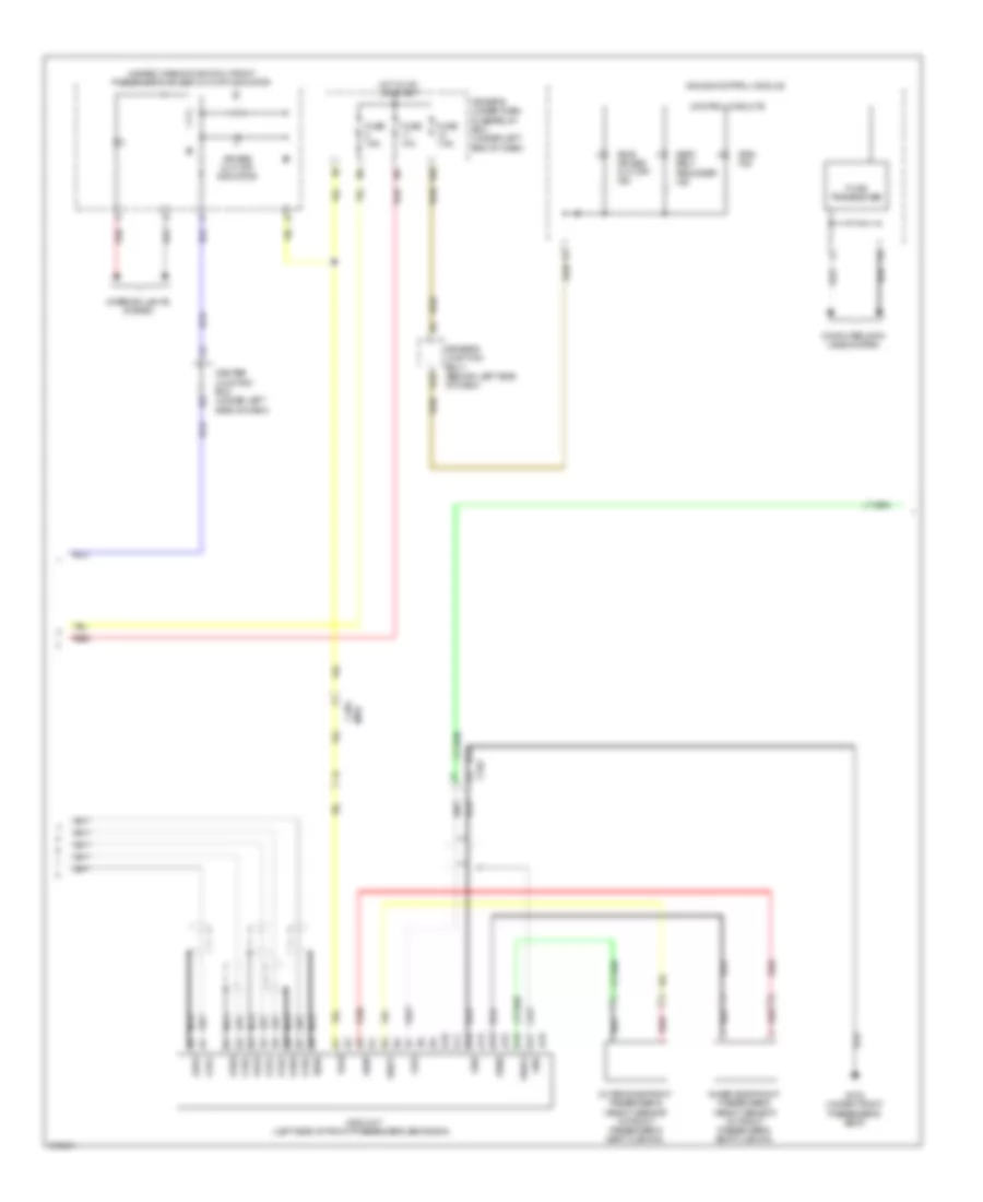 Supplemental Restraints Wiring Diagram (2 of 3) for Acura TL 2012