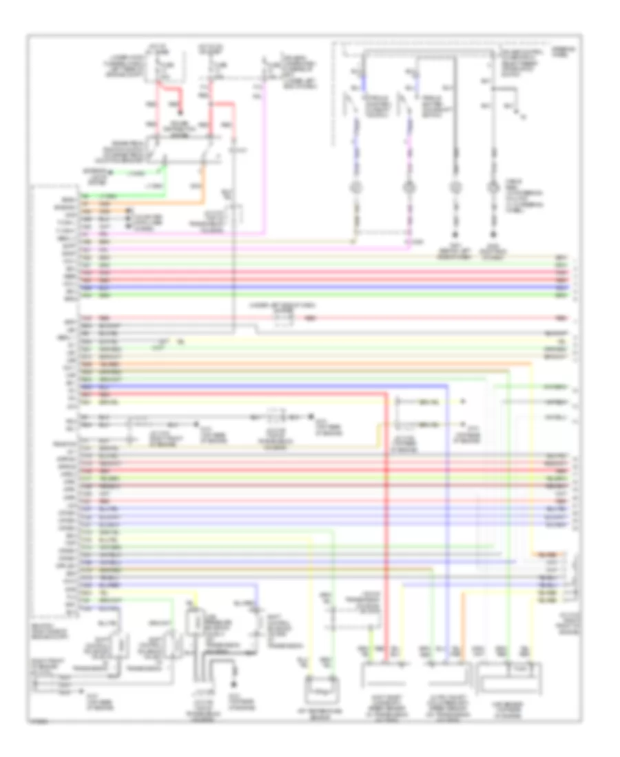 A T Wiring Diagram 1 of 2 for Acura TL 2012