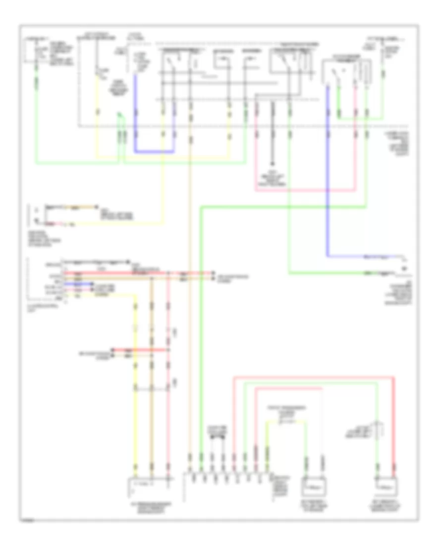 Cooling Fan Wiring Diagram for Acura TL SH-AWD 2012