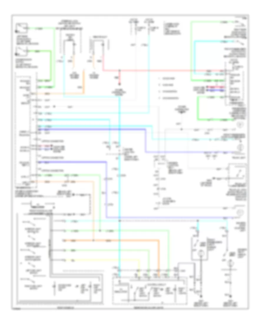 Courtesy Lamps Wiring Diagram for Acura TL SH AWD 2012