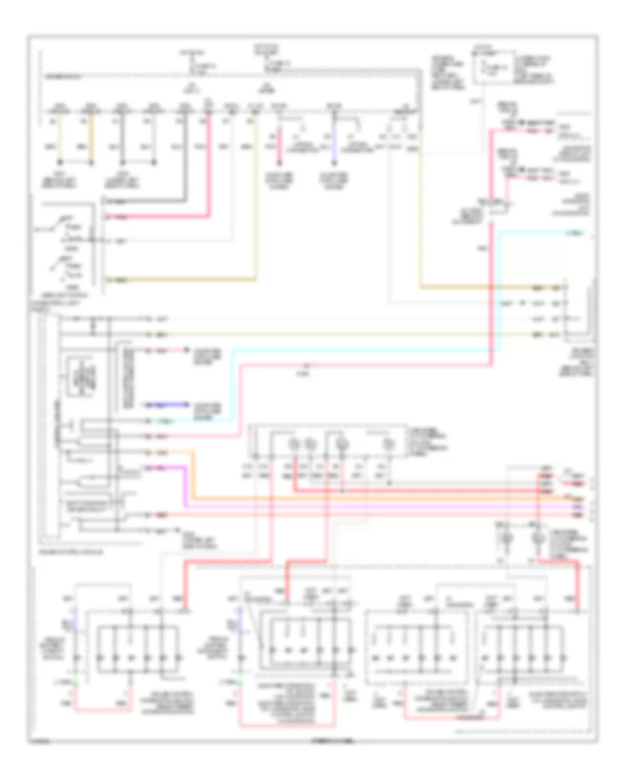 Instrument Illumination Wiring Diagram 1 of 2 for Acura TL SH AWD 2012