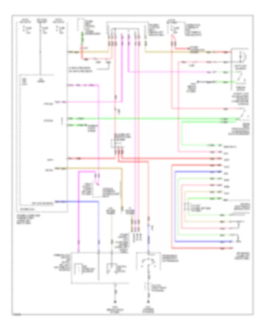 Shift Interlock Wiring Diagram for Acura TL SH-AWD 2012