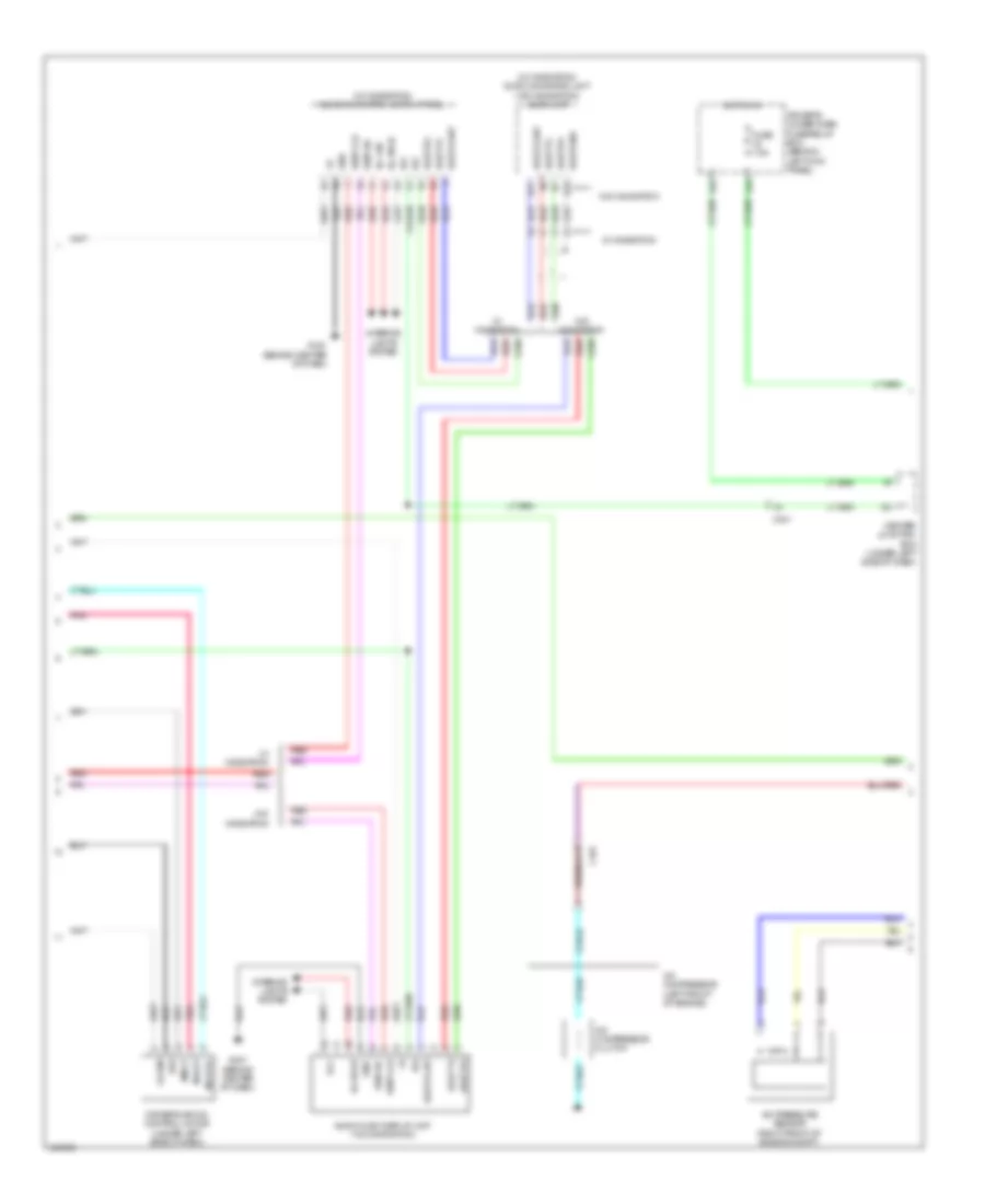3.5L, Automatic AC Wiring Diagram (2 of 3) for Acura TSX 2012