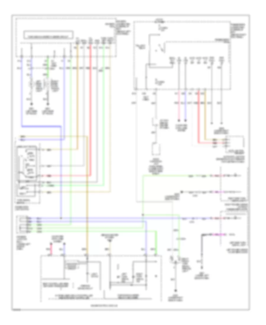 Exterior Lamps Wiring Diagram, Wagon (2 of 2) for Acura TSX 2012