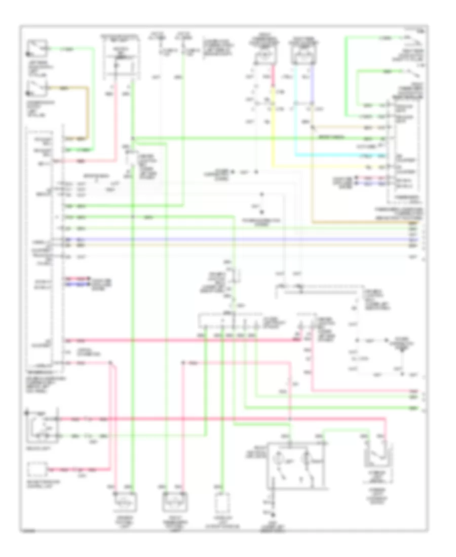 Courtesy Lamps Wiring Diagram 1 of 2 for Acura TSX 2012