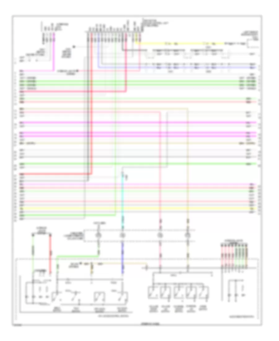 Navigation Wiring Diagram 3 of 7 for Acura TSX 2012