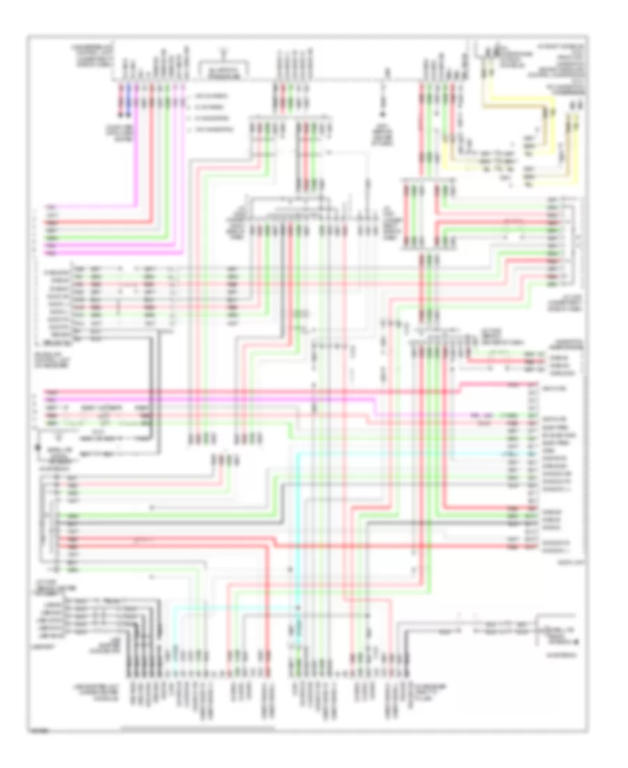 Radio Wiring Diagram, without Navigation (4 of 4) for Acura TSX 2012