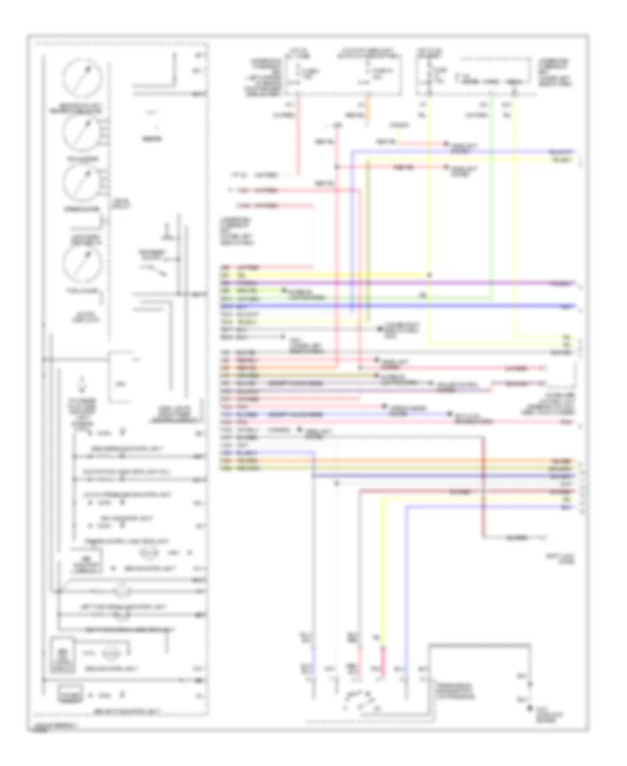 Instrument Cluster Wiring Diagram 1 of 2 for Acura RSX Type S 2002