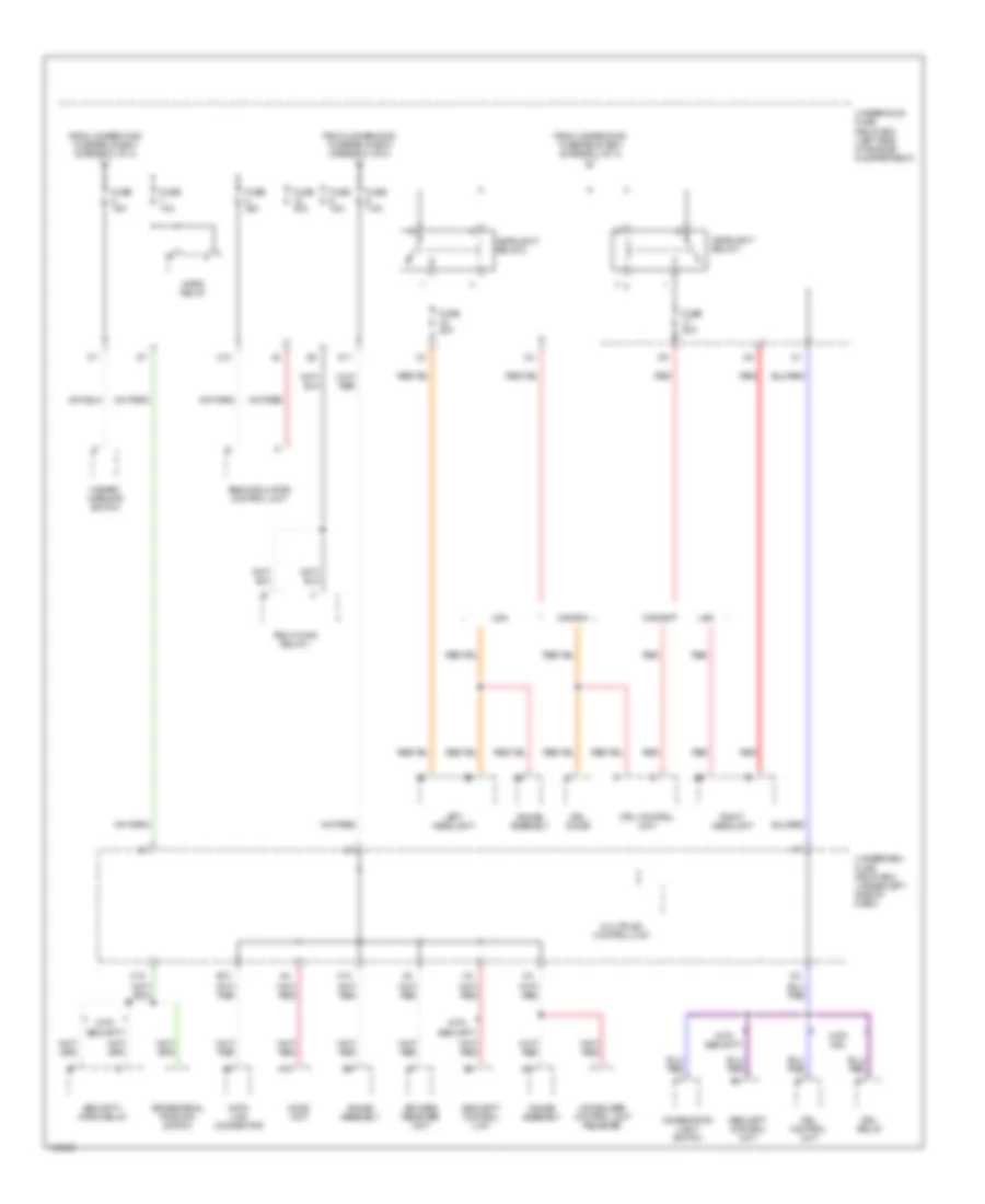 Power Distribution Wiring Diagram 2 of 4 for Acura RSX Type S 2002