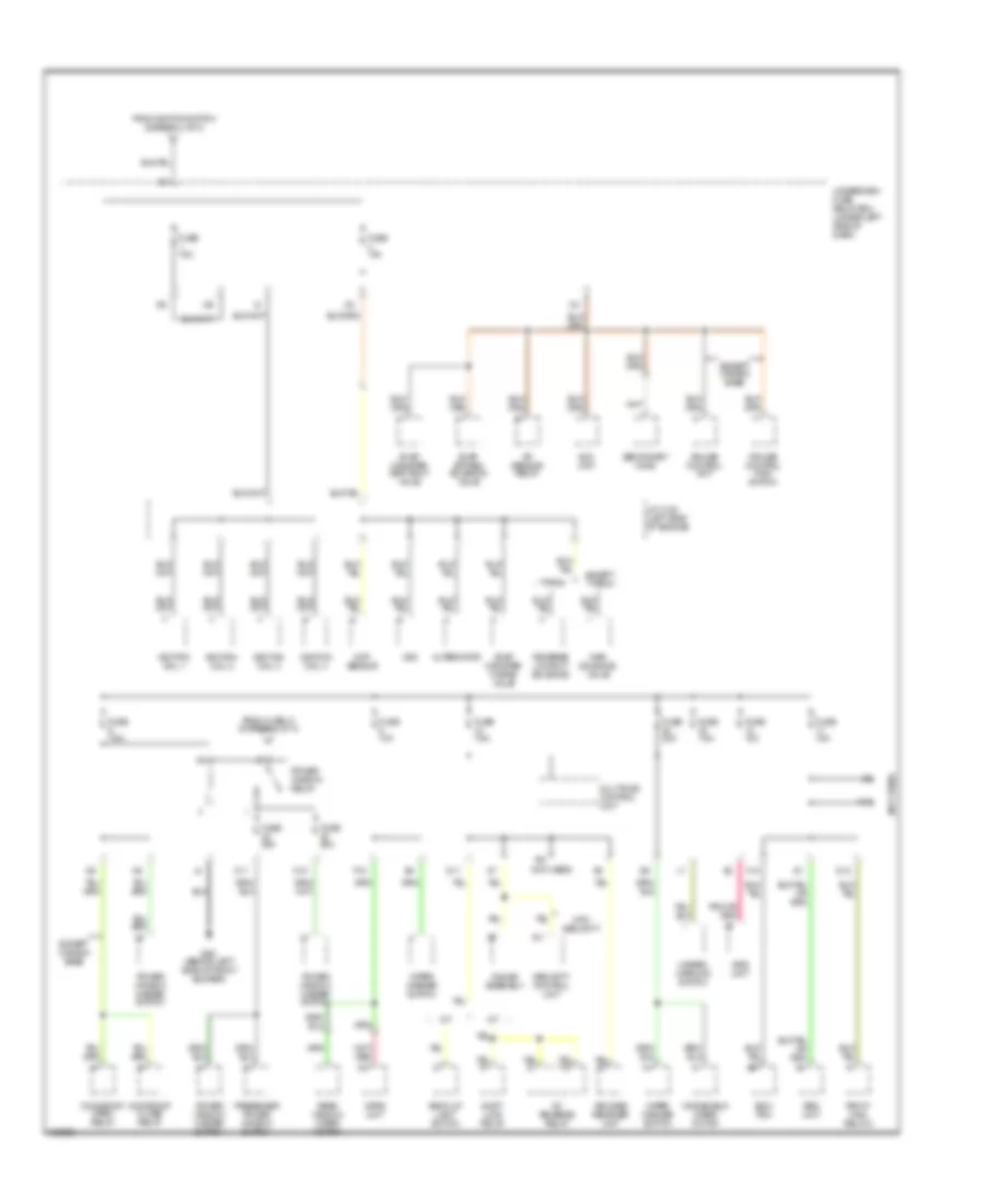 Power Distribution Wiring Diagram 3 of 4 for Acura RSX Type S 2002