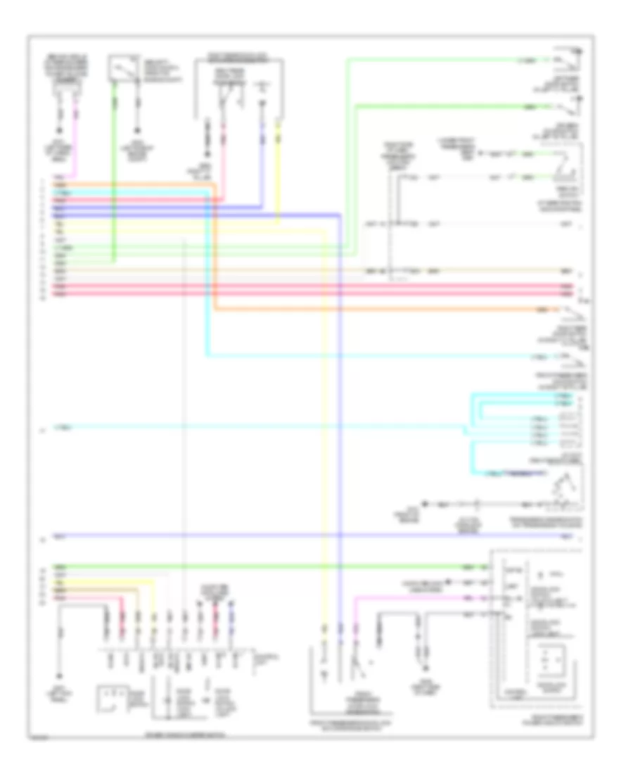 Forced Entry Wiring Diagram with Keyless Access 2 of 5 for Acura ZDX 2012