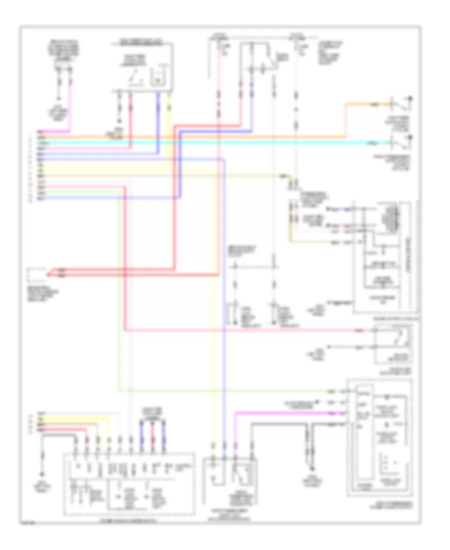 Forced Entry Wiring Diagram, without Keyless Access (2 of 2) for Acura ZDX 2012