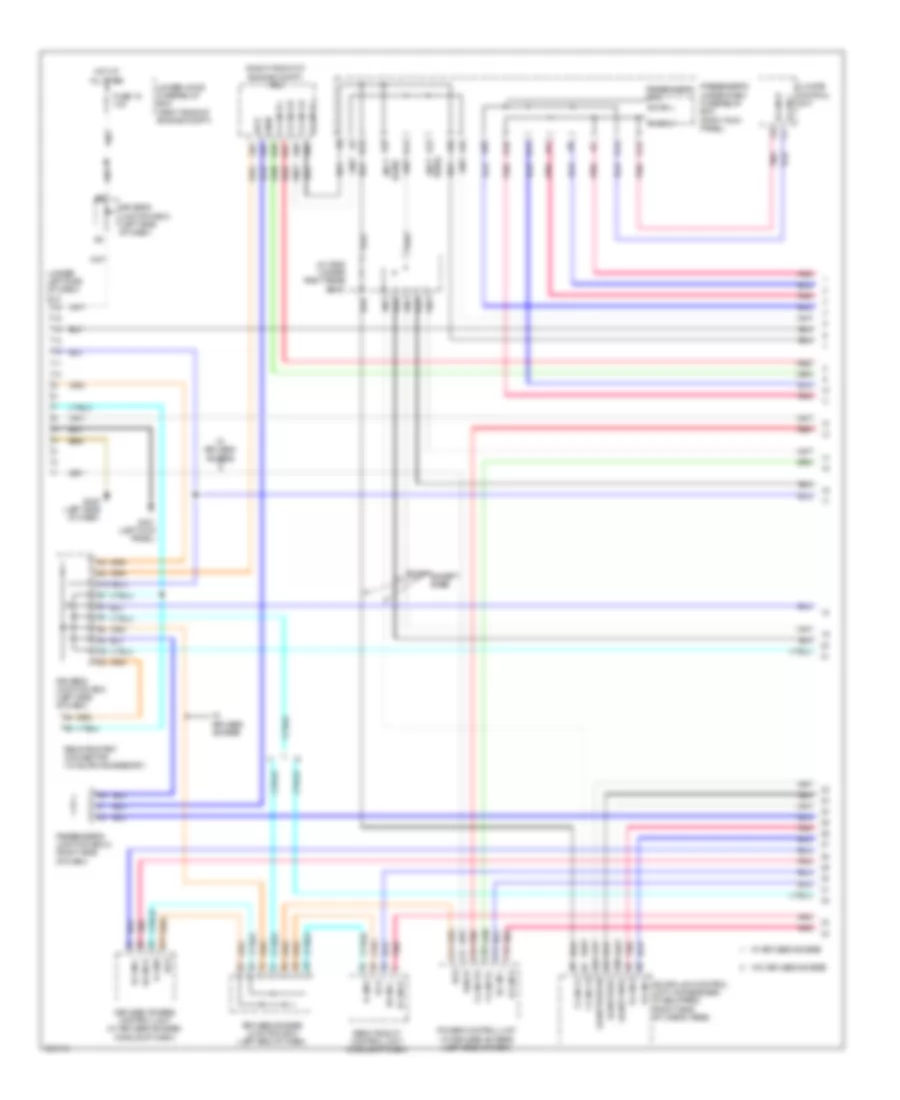 Computer Data Lines Wiring Diagram 1 of 4 for Acura ZDX 2012