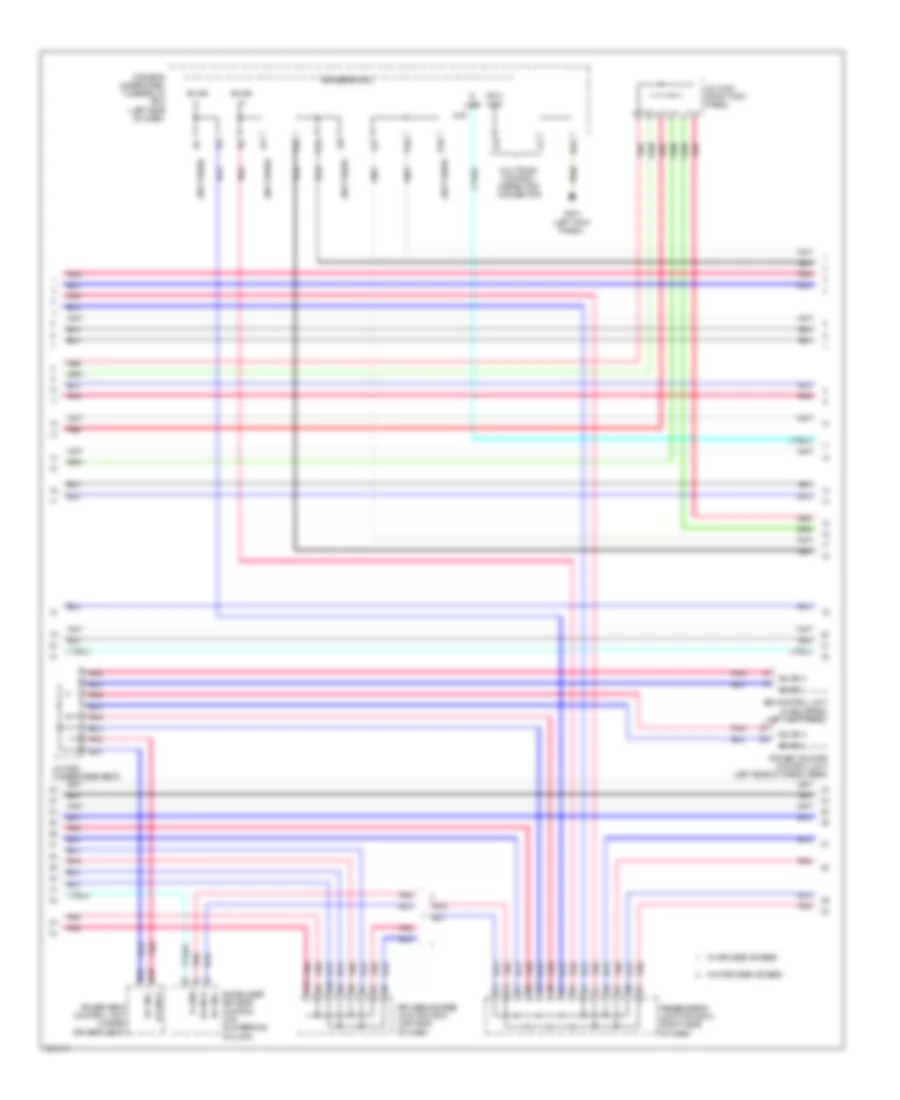 Computer Data Lines Wiring Diagram 2 of 4 for Acura ZDX 2012
