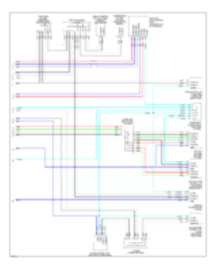 Computer Data Lines Wiring Diagram 4 of 4 for Acura ZDX 2012