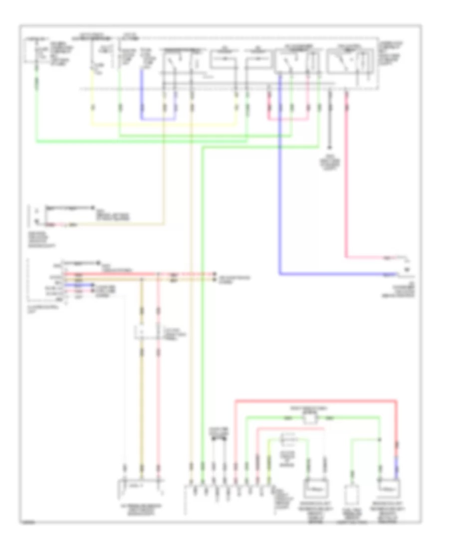 Cooling Fan Wiring Diagram for Acura ZDX 2012