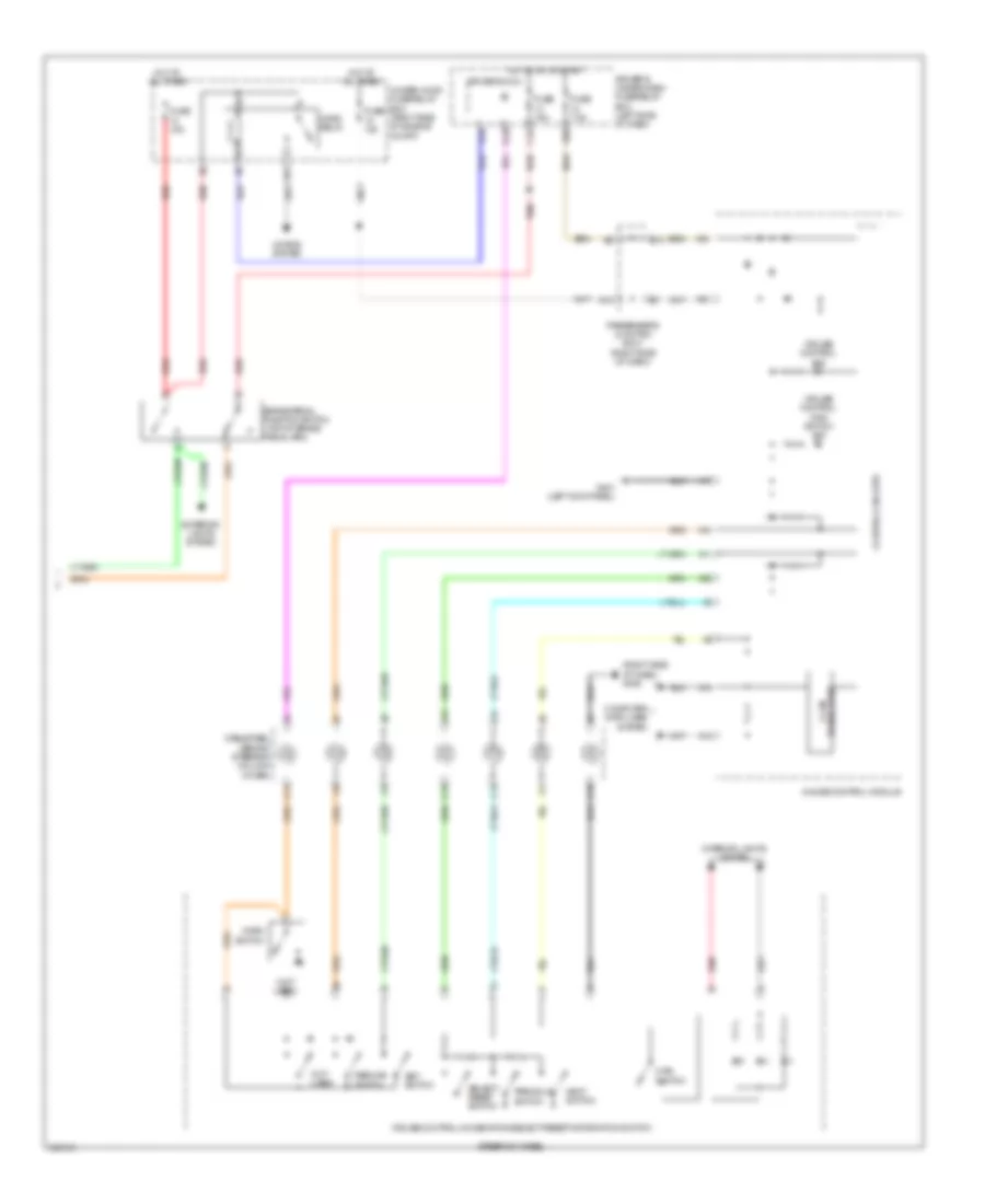 Cruise Control Wiring Diagram 2 of 2 for Acura ZDX 2012