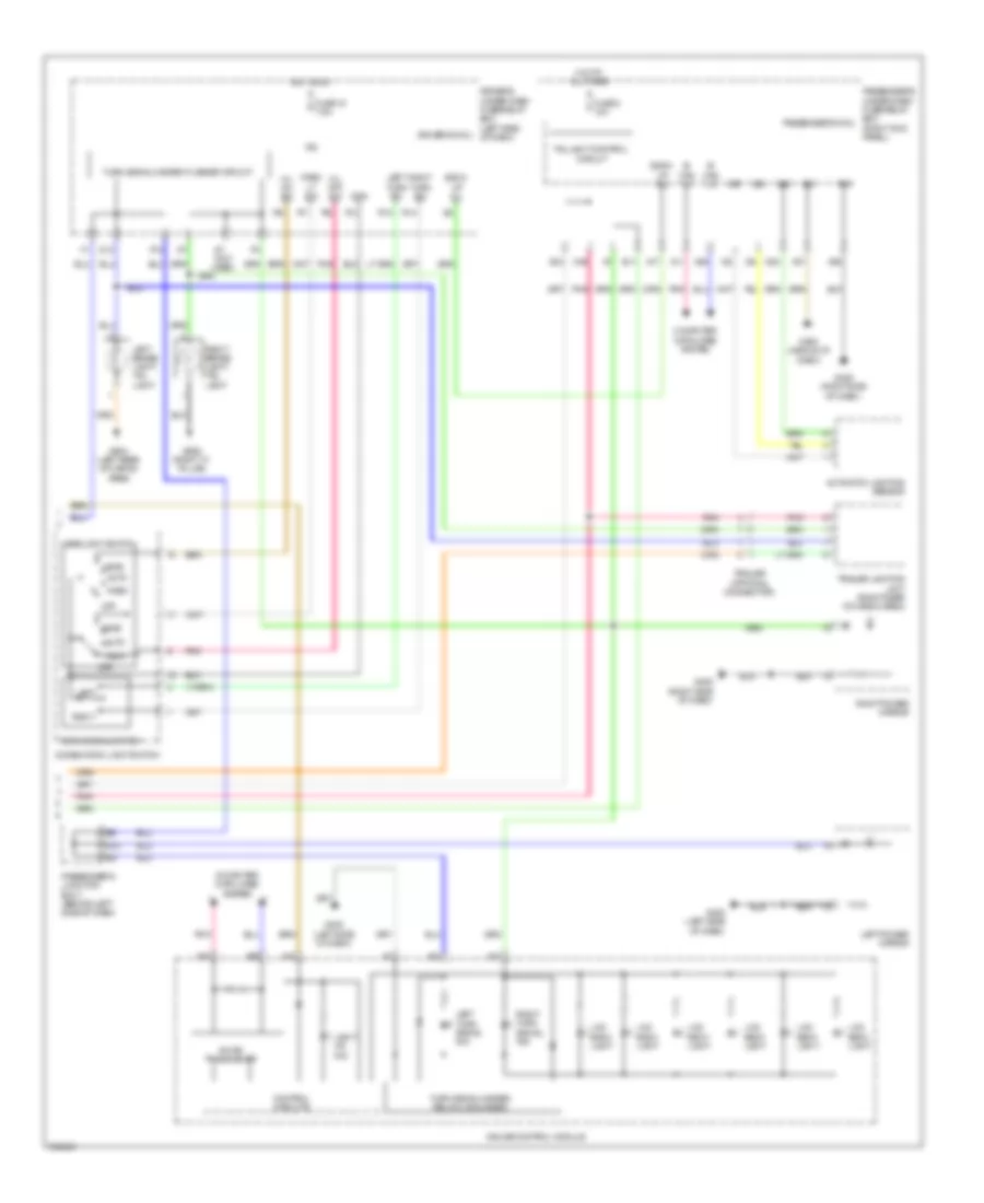 Exterior Lamps Wiring Diagram, with CMBS (2 of 2) for Acura ZDX 2012