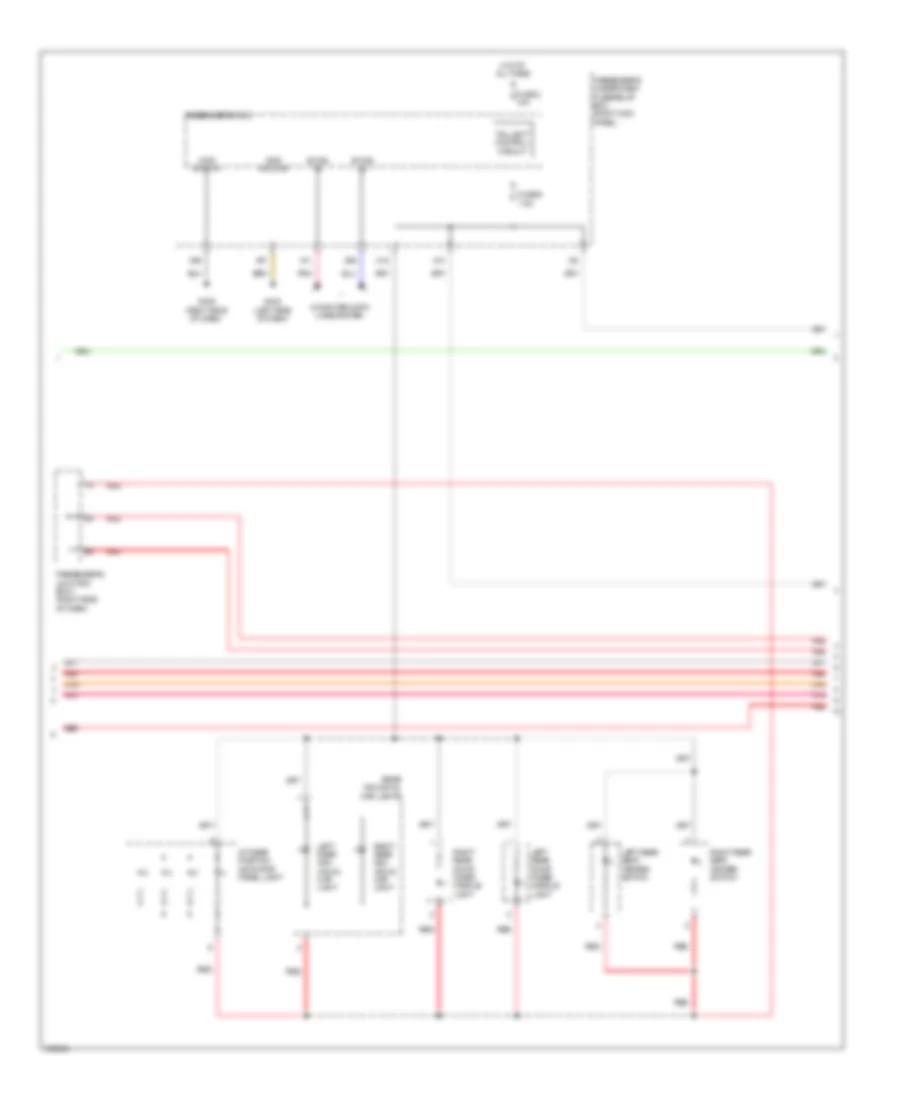 Instrument Illumination Wiring Diagram 2 of 3 for Acura ZDX 2012