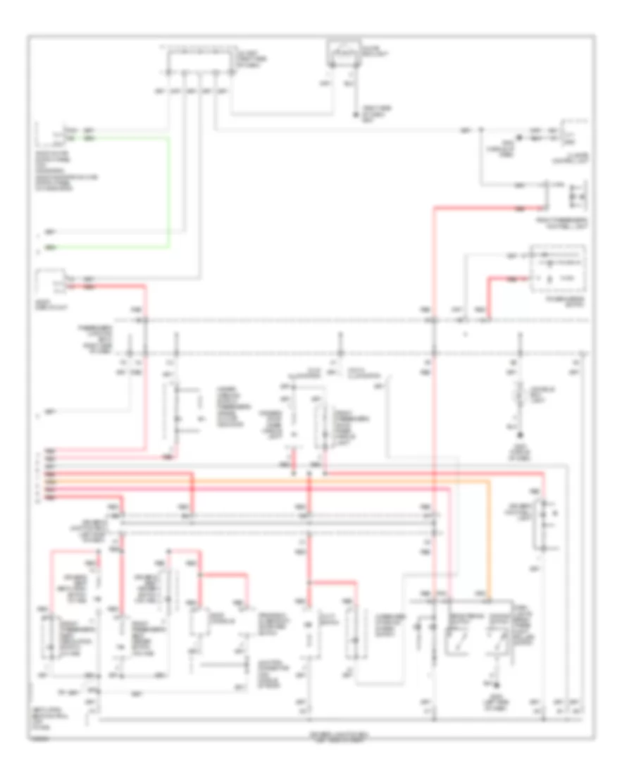 Instrument Illumination Wiring Diagram 3 of 3 for Acura ZDX 2012