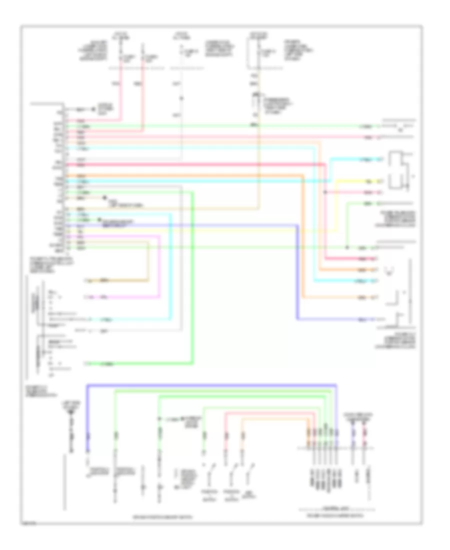 Memory Power Tilt  Power Telescopic Wiring Diagram for Acura ZDX 2012