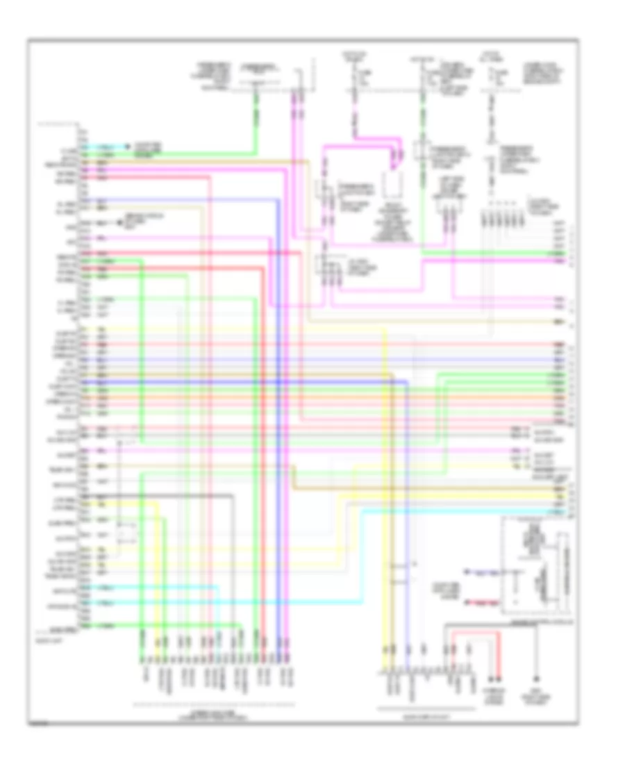 Radio Wiring Diagram without Navigation 1 of 4 for Acura ZDX 2012