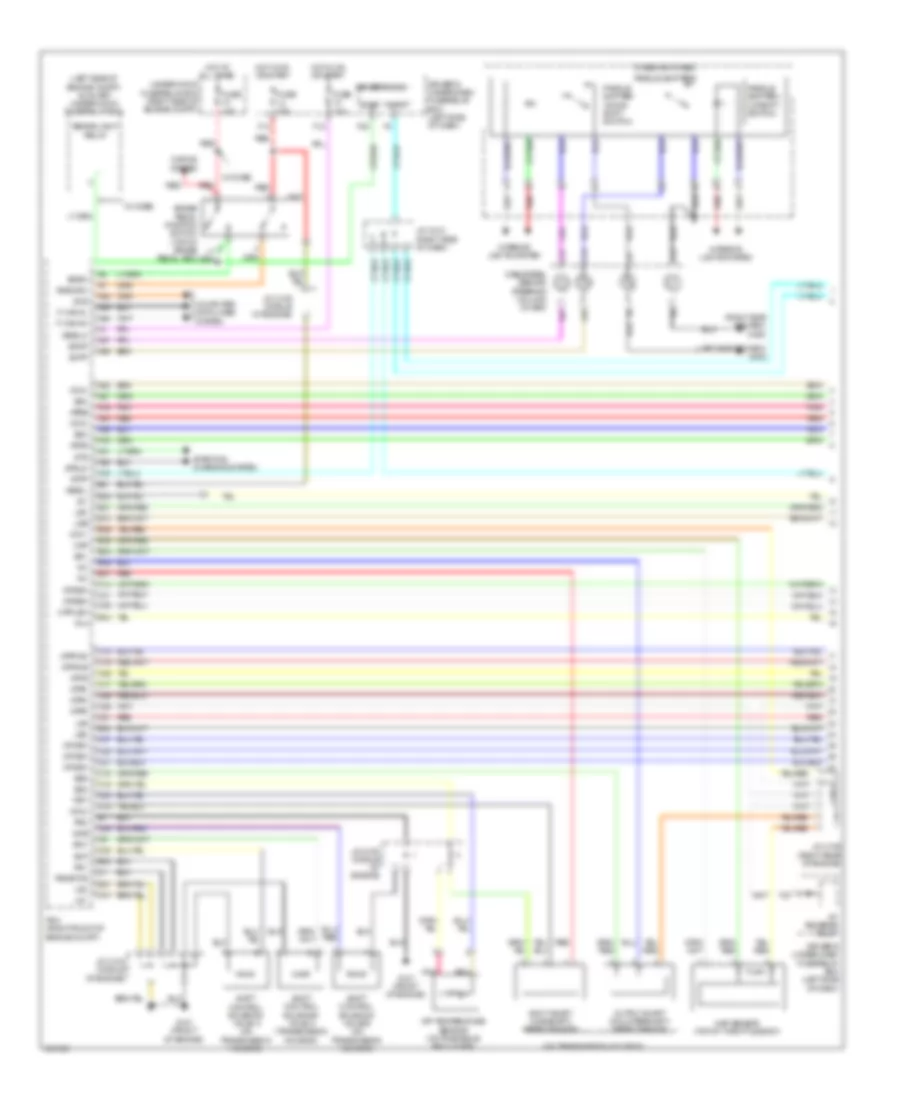 A T Wiring Diagram 1 of 2 for Acura ZDX 2012