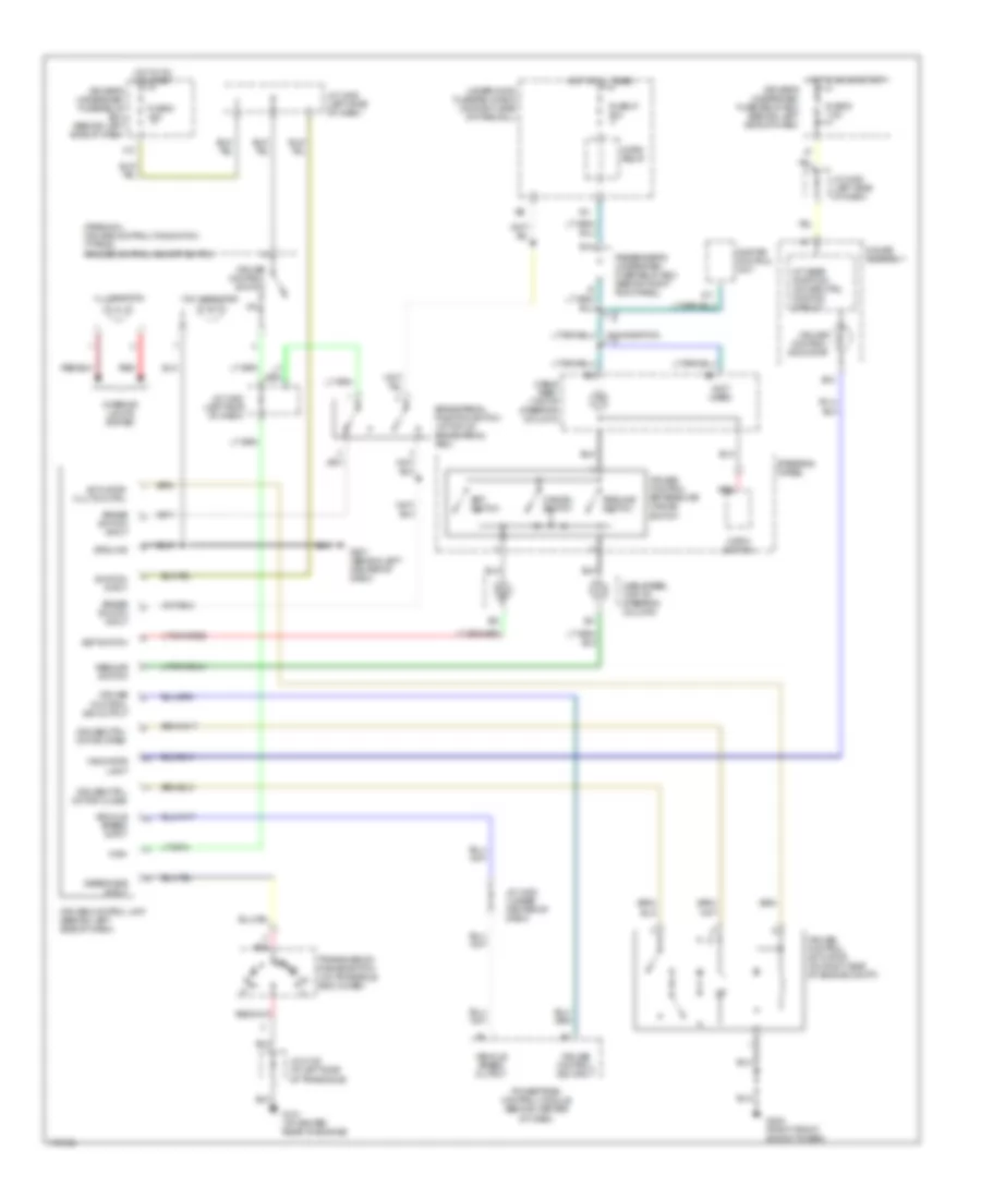 Cruise Control Wiring Diagram A T for Acura 3 2CL 2003