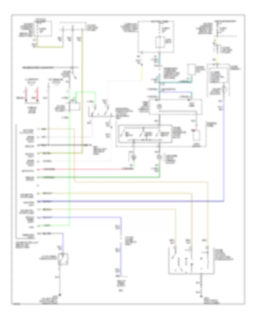 Cruise Control Wiring Diagram, MT for Acura 3.2CL 2003