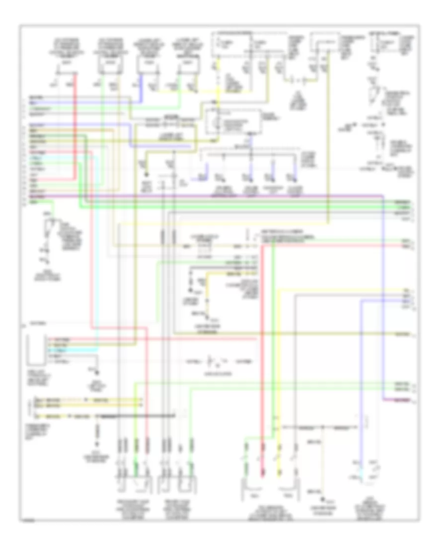 Engine Performance Wiring Diagram, AT (2 of 4) for Acura 3.2CL 2003