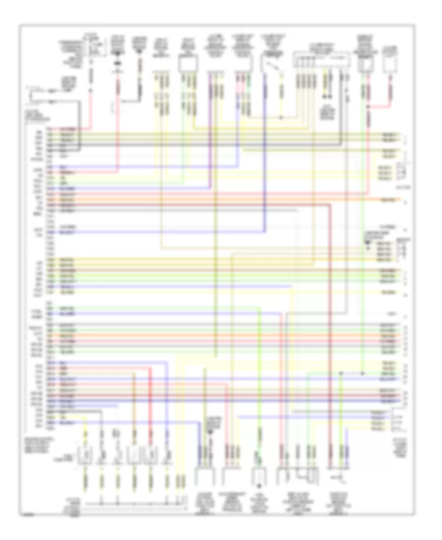 Engine Performance Wiring Diagram, MT (1 of 4) for Acura 3.2CL 2003