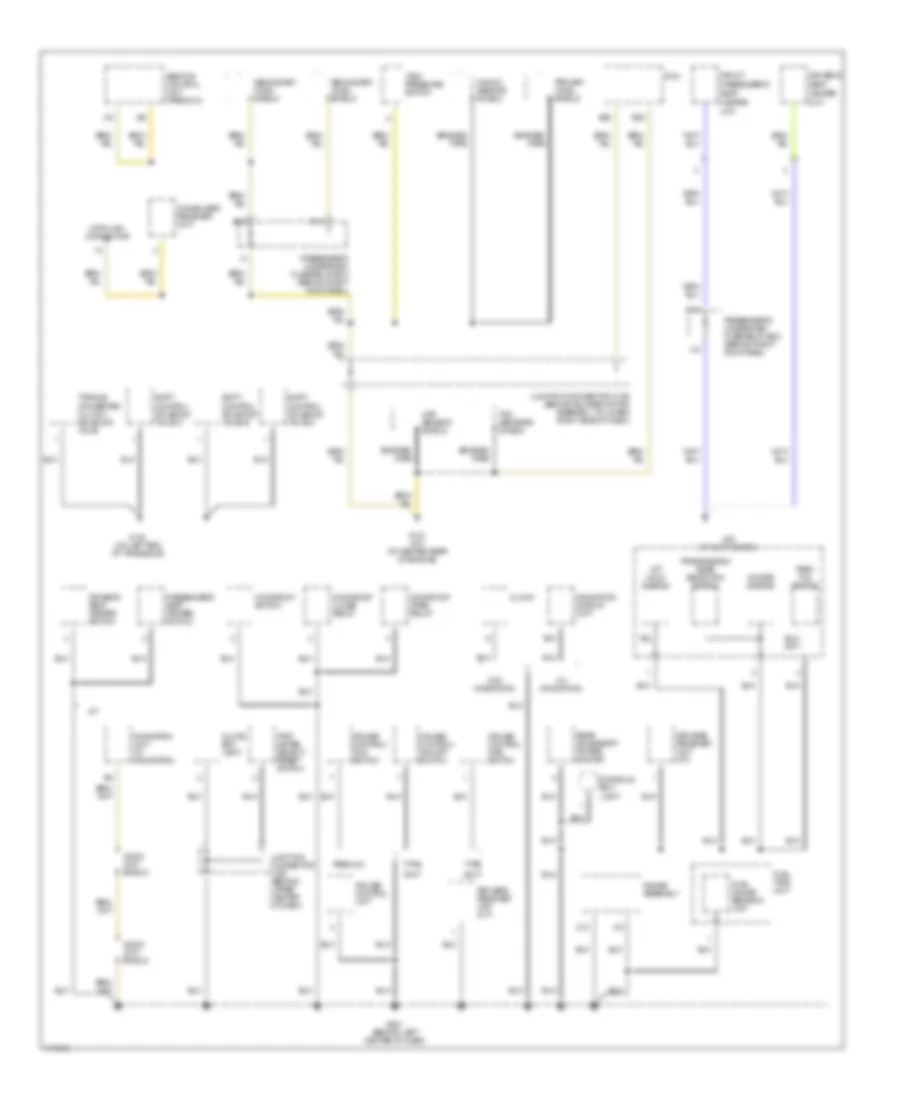 Ground Distribution Wiring Diagram (2 of 5) for Acura 3.2CL 2003