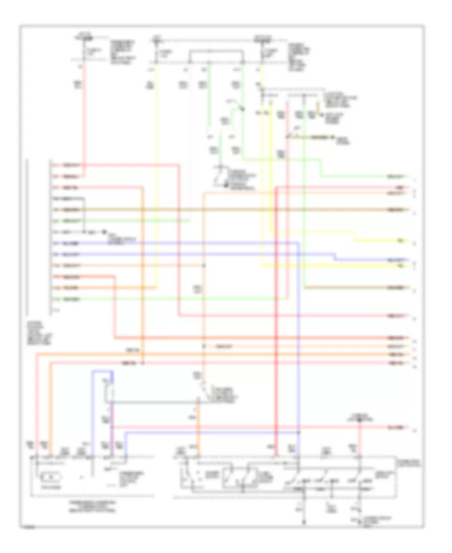 Headlights Wiring Diagram with DRL 1 of 2 for Acura 3 2CL 2003