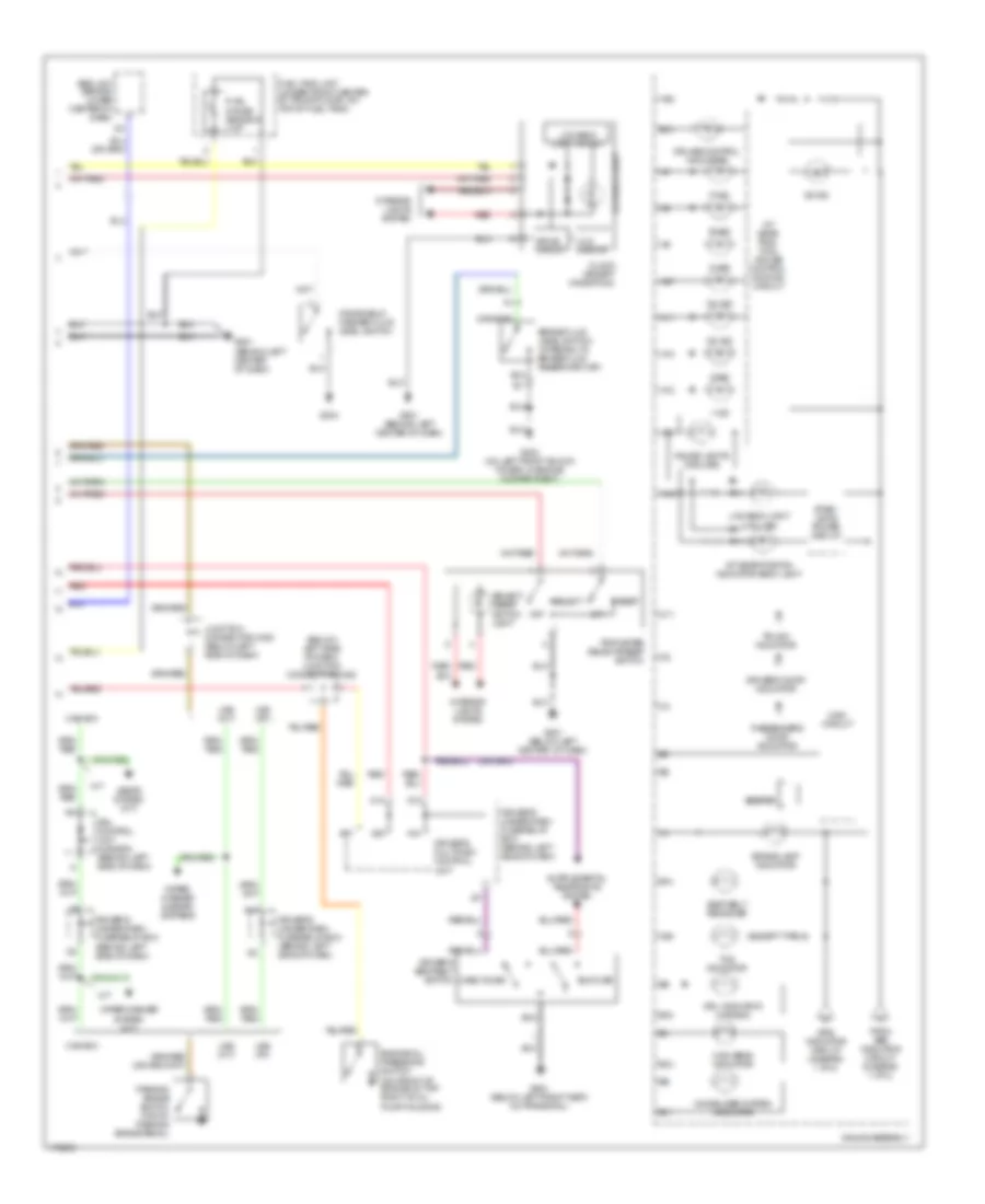 Instrument Cluster Wiring Diagram (2 of 2) for Acura 3.2CL 2003