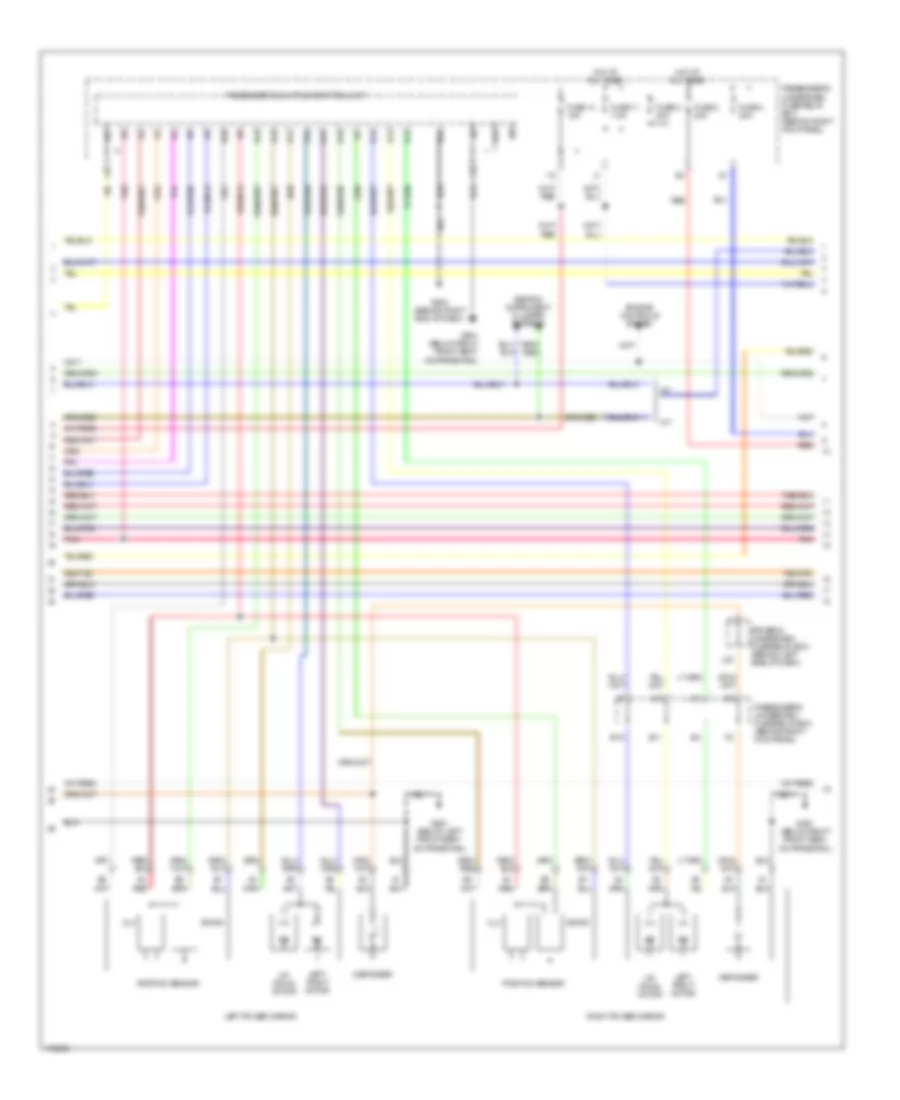Memory Systems Wiring Diagram (2 of 3) for Acura 3.2CL 2003