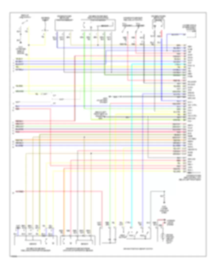 Memory Systems Wiring Diagram (3 of 3) for Acura 3.2CL 2003