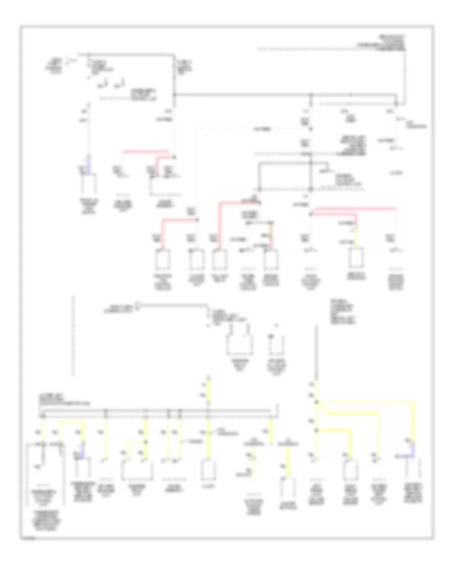 Power Distribution Wiring Diagram 4 of 4 for Acura 3 2CL 2003