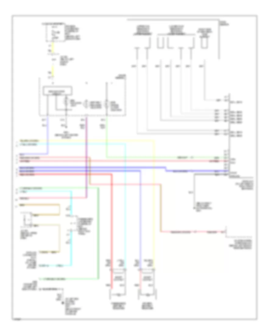 Supplemental Restraints Wiring Diagram (2 of 2) for Acura 3.2CL 2003