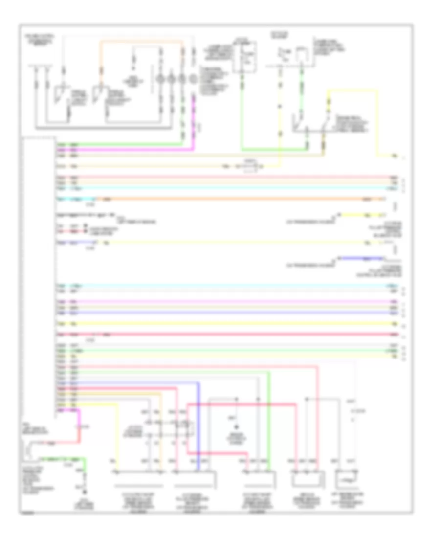Transmission Wiring Diagram, Hybrid (1 of 2) for Acura ILX 2013