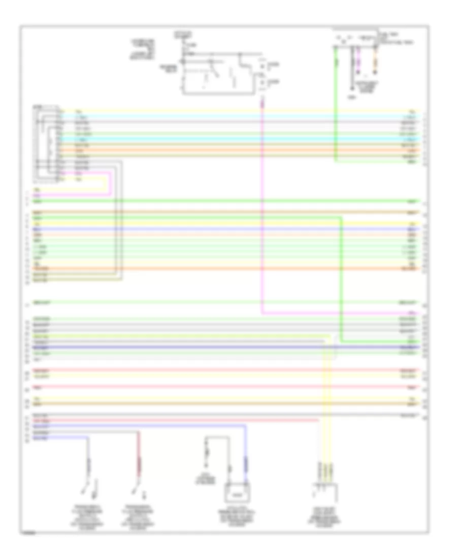 2.0L, Engine Performance Wiring Diagram (4 of 6) for Acura ILX 2013