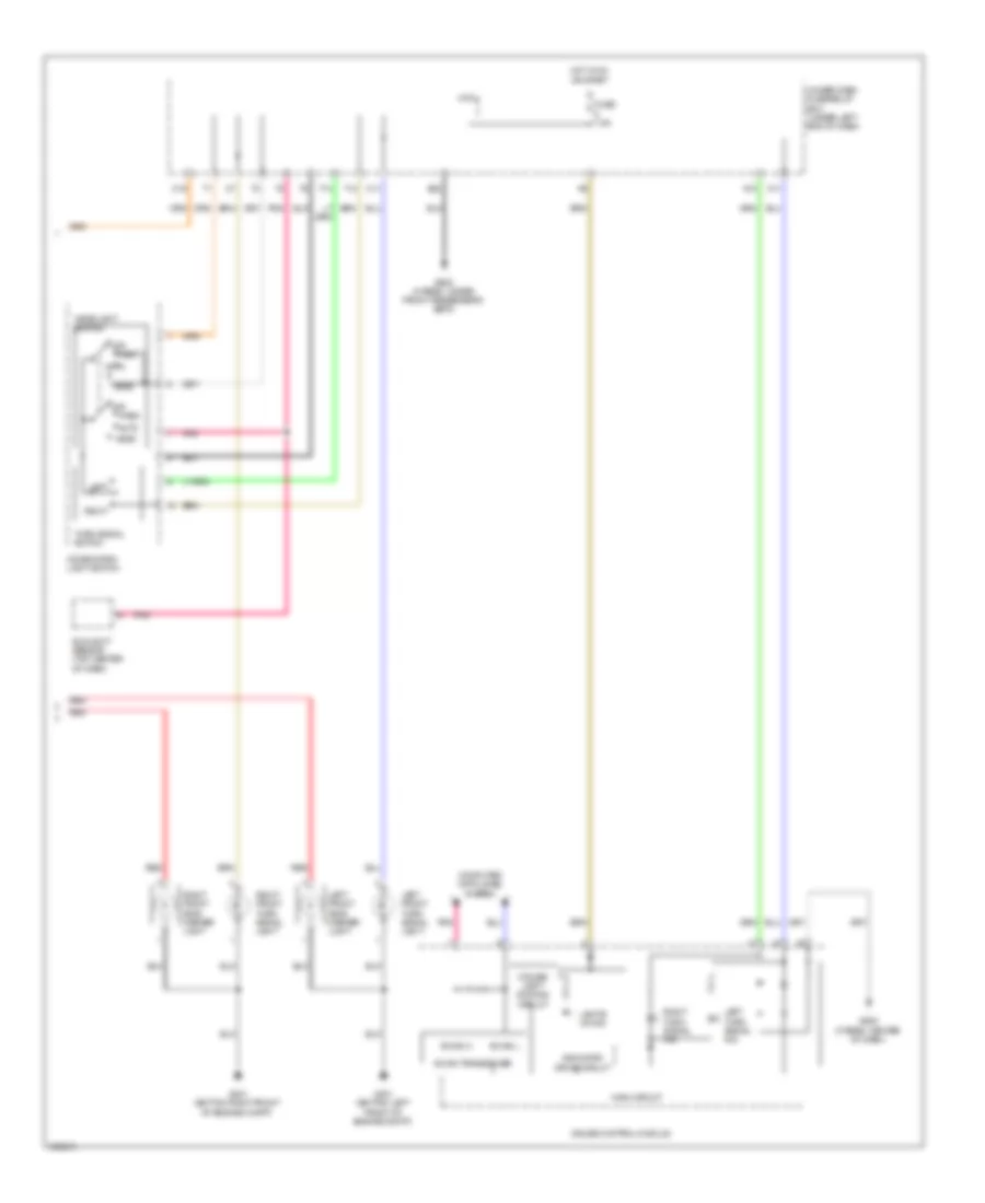 Exterior Lamps Wiring Diagram (2 of 2) for Acura ILX 2013