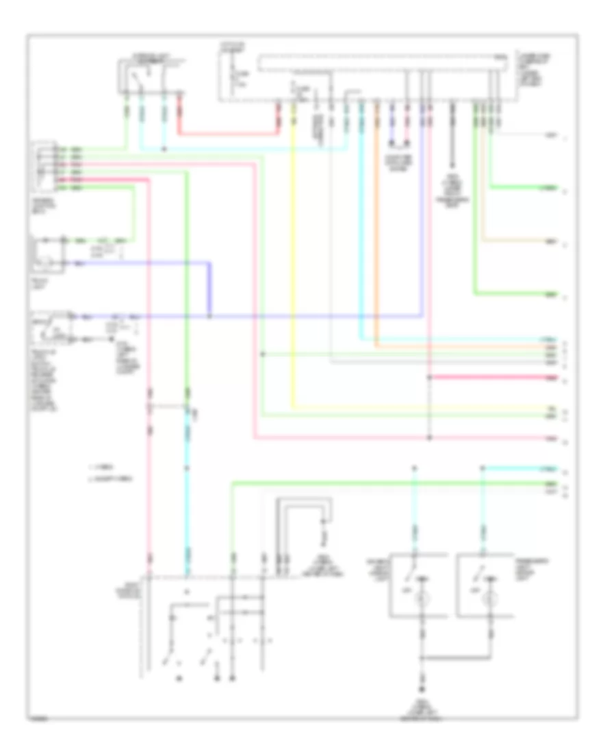 Courtesy Lamps Wiring Diagram 1 of 2 for Acura ILX 2013