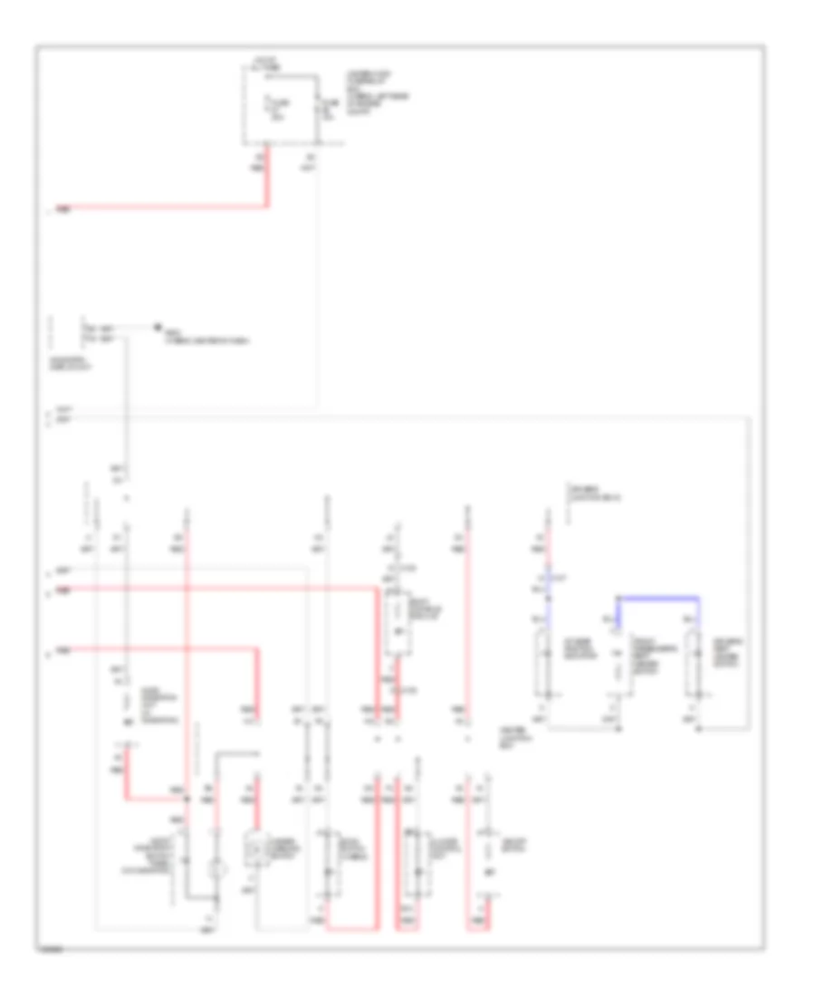 Instrument Illumination Wiring Diagram 2 of 2 for Acura ILX 2013