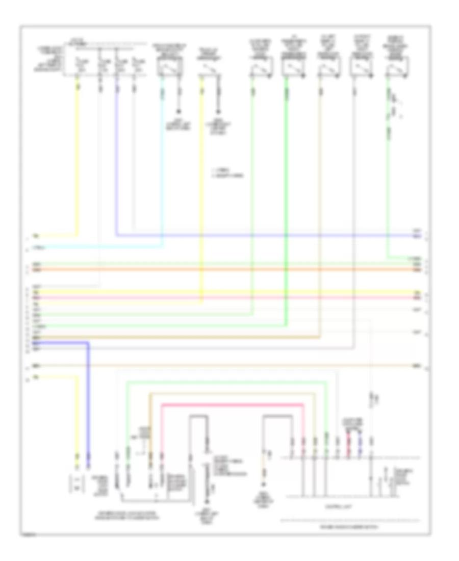 Power Door Locks Wiring Diagram (2 of 7) for Acura ILX 2013