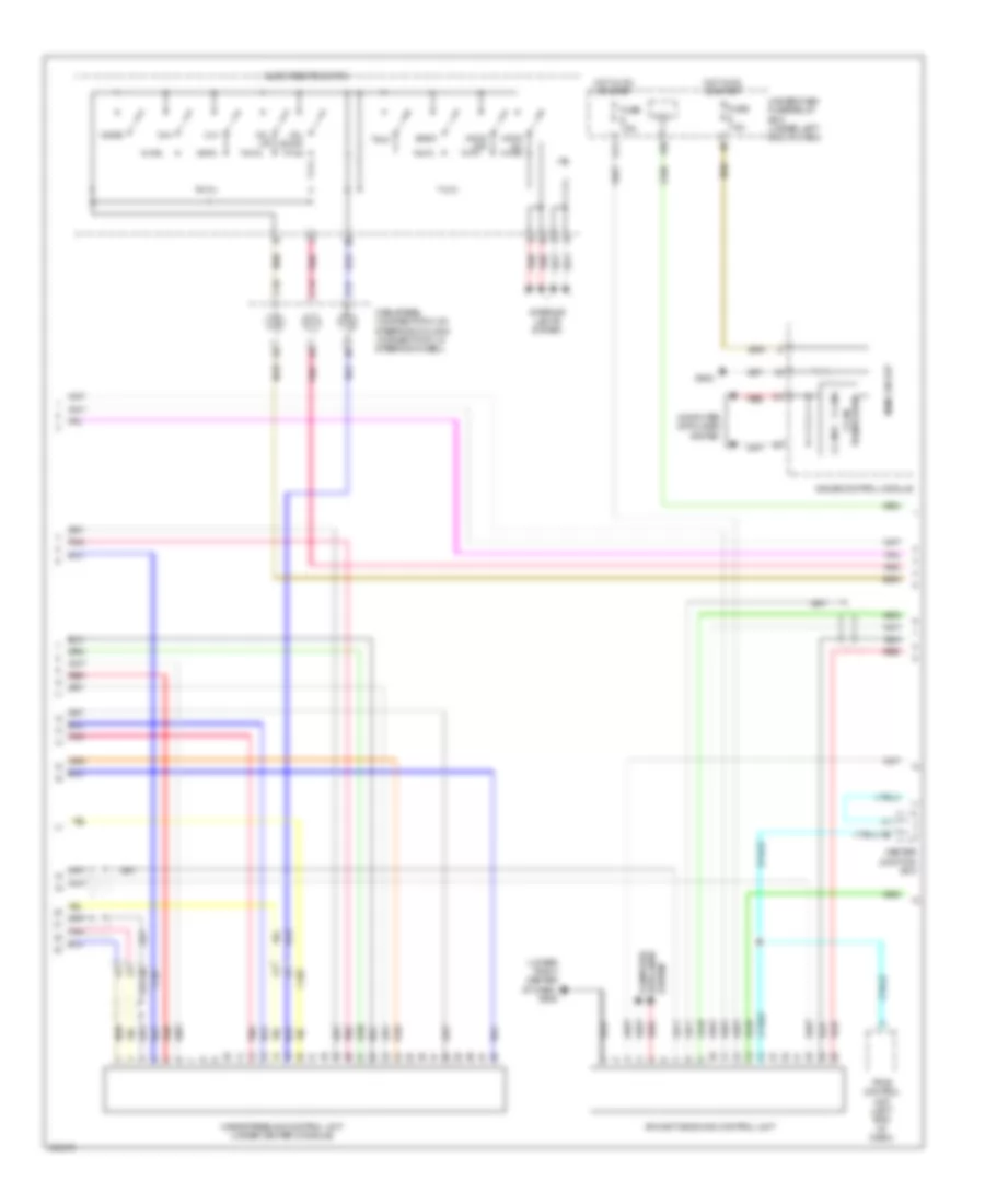 Radio Wiring Diagram, without Navigation (3 of 4) for Acura ILX 2013
