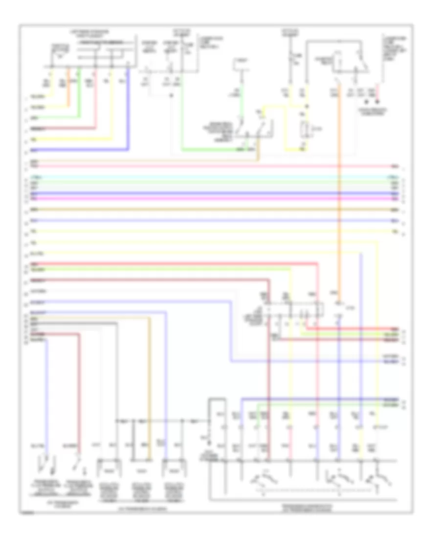 Transmission Wiring Diagram, Except Hybrid (2 of 3) for Acura ILX 2013