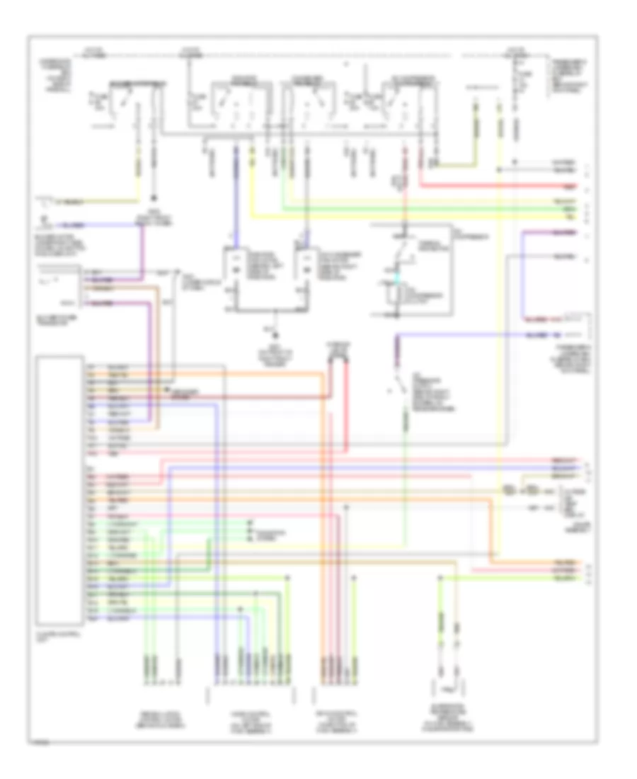 Automatic AC Wiring Diagram, Premium (1 of 2) for Acura 3.2CL Type S 2003