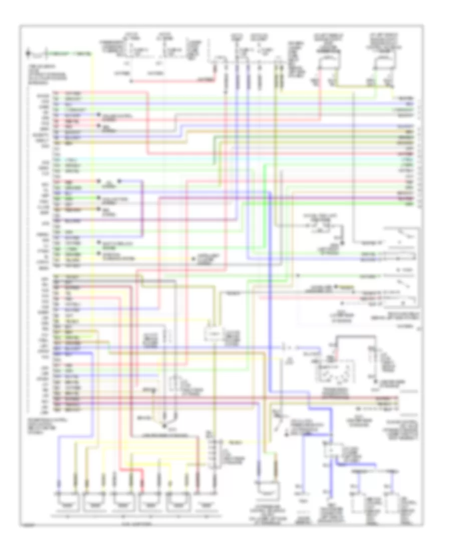 Engine Performance Wiring Diagram A T 1 of 4 for Acura 3 2CL Type S 2003