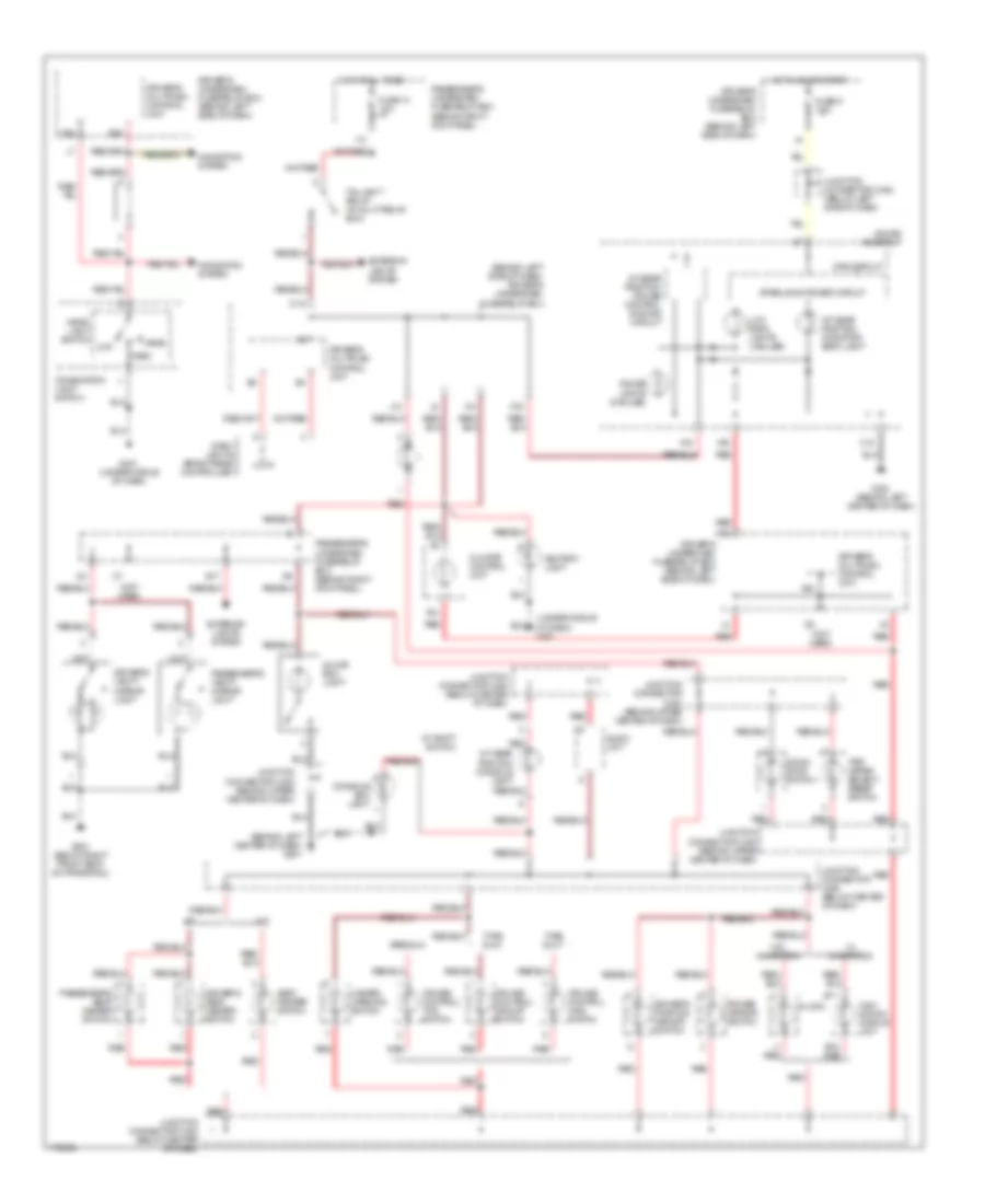 Instrument Illumination Wiring Diagram for Acura 3.2CL Type S 2003